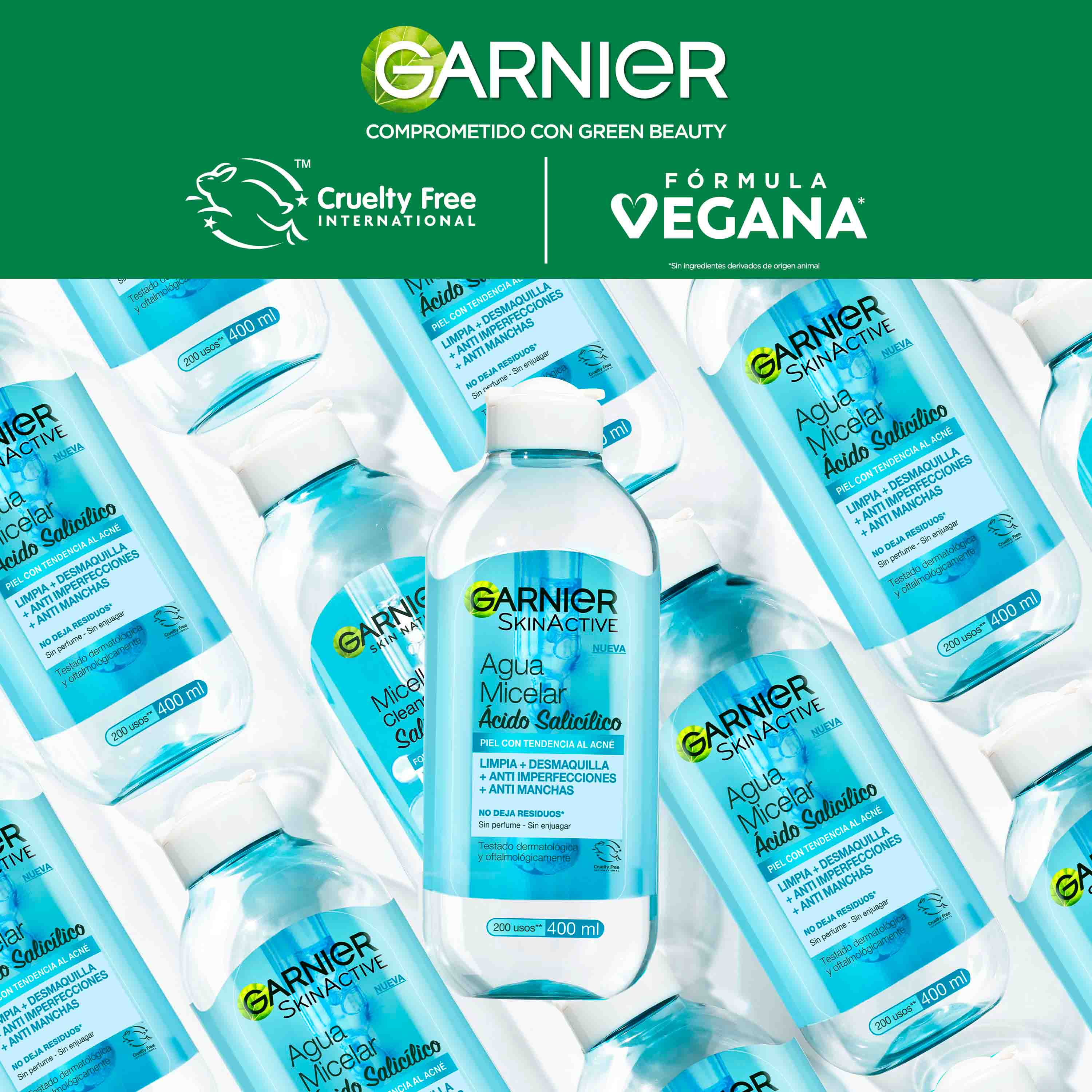 Imagen Agua Micelar cruelty free, libre de crueldad animal