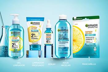 Imagen texturas Garnier Express Aclara Anti-Imperfecciones