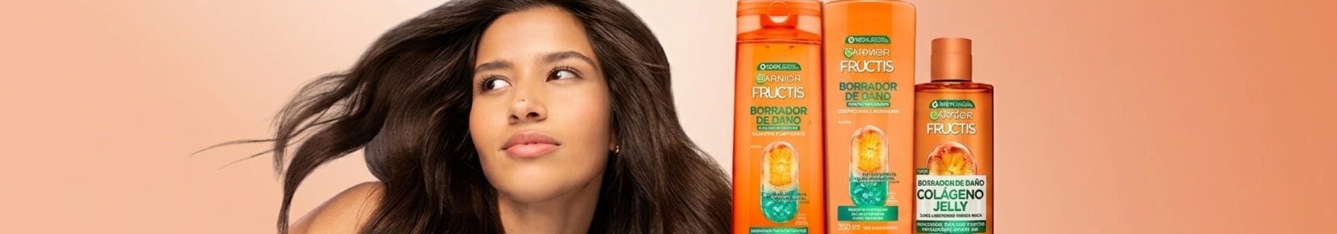 Banner Fructis Control de Grasa borrador de dano