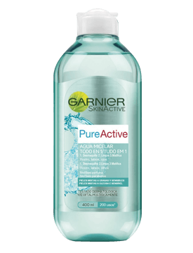 Garnier Pure Active Agua Micelar 400ml - Maissi Beauty Shop Panamá