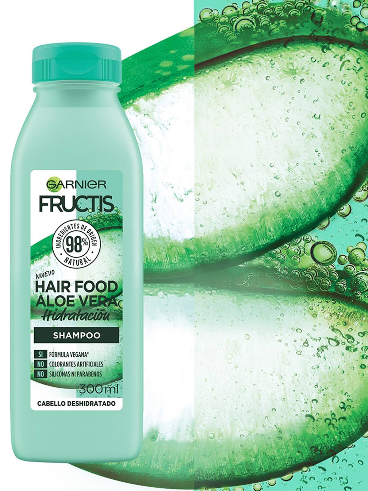 Hair Food Shampoo Slido Aloe Pelo Deshidratado | Garnier