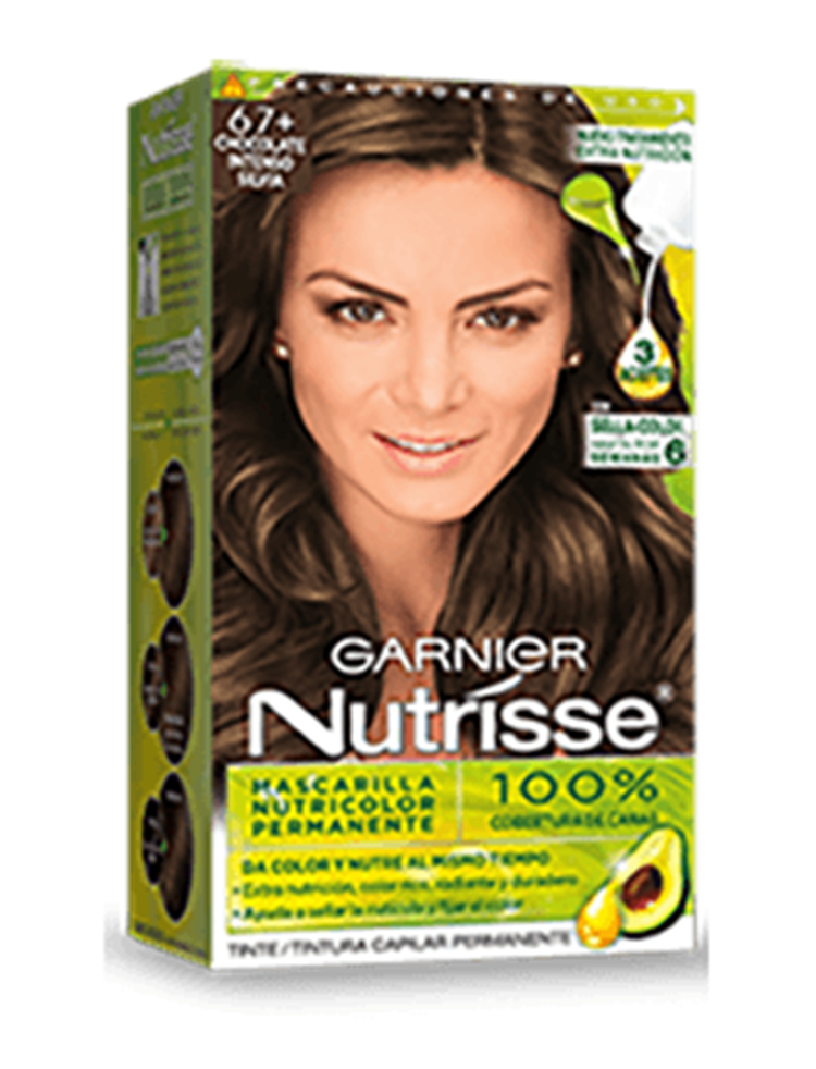 Tinte cabello color chocolate intenso Silvia Nutrisse Regular 67+