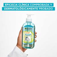 Imagen Limpiador en gel con mensaje eficacia clínica comprobada y dermatológicamente probado